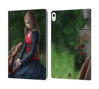 Head Case Designs Officially Licensed Anne Stokes Secret Garden Dragon Friendship Leather Wallet Case Compatible With Apple iPad Air 13 2024/2025