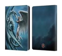 Head Case Designs Officially Licensed Anne Stokes Silverback Dragon Friendship Leather Wallet Case Compatible With Amazon Kindle 11th Gen (2024)