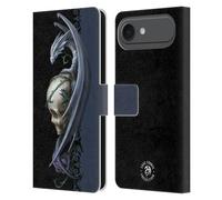 Head Case Designs Officially Licensed Anne Stokes Skull And Rose Dragons 2 Leather Wallet Case Compatible With Apple iPhone 17 Air