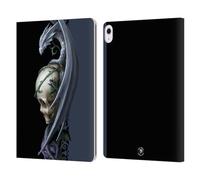 Head Case Designs Officially Licensed Anne Stokes Skull And Rose Dragons 2 Leather Wallet Case Compatible With Apple iPad Air 13 2024/2025