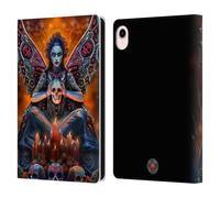 Head Case Designs Officially Licensed Anne Stokes Skull Fairy Mix Fantasy Art Leather Wallet Case Compatible With Apple iPad mini (2021/2024)