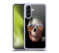 Head Case Designs Officially Licensed Anne Stokes Skull Fire Tribal Gel Case [Military Grade Protection] Compatible With Samsung Galaxy A56 5G