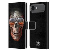 Head Case Designs Officially Licensed Anne Stokes Skull Fire Tribal Leather Wallet Case Compatible With Apple iPhone 17 Air
