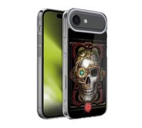 Head Case Designs Officially Licensed Anne Stokes Skull Steampunk Gel Case [Military Grade Protection] Compatible With Apple iPhone 17 Air