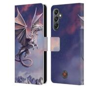Head Case Designs Officially Licensed Anne Stokes Sky Queen Guardian Dragons Leather Wallet Case Compatible With Samsung Galaxy A25 5G