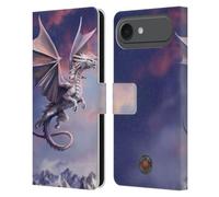 Head Case Designs Officially Licensed Anne Stokes Sky Queen Guardian Dragons Leather Wallet Case Compatible With Apple iPhone 17 Air