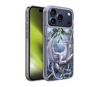 Head Case Designs Officially Licensed Anne Stokes Snow Dragon Yule Gel Case [Military Grade Protection] Compatible With Apple iPhone 17 Pro Max