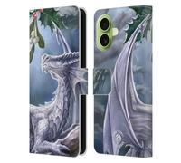 Head Case Designs Officially Licensed Anne Stokes Snow Dragon Yule Leather Wallet Case Compatible With Apple iPhone 17