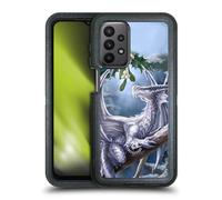 Head Case Designs Officially Licensed Anne Stokes Snow Dragon Yule Ultra-Armoured Shockproof Case [Military Grade Protection] Compatible With Samsung Galaxy A23 / 5G (2022)