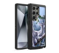 Head Case Designs Officially Licensed Anne Stokes Snow Dragon Yule Ultra-Armoured Shockproof Case [Military Grade Protection] Compatible With Samsung Galaxy S24 Ultra 5G