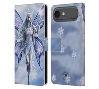 Head Case Designs Officially Licensed Anne Stokes Snow Fairy Yule Leather Wallet Case Compatible With Apple iPhone 17 Air