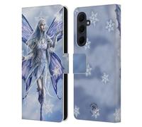 Head Case Designs Officially Licensed Anne Stokes Snow Fairy Yule Leather Wallet Case Compatible With Samsung Galaxy A35 5G