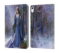 Head Case Designs Officially Licensed Anne Stokes Solstice Gathering Yule Leather Wallet Case Compatible With Apple iPad 10.9 2022/2025
