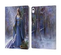 Head Case Designs Officially Licensed Anne Stokes Solstice Gathering Yule Leather Wallet Case Compatible With Apple iPad Air 13 2024/2025