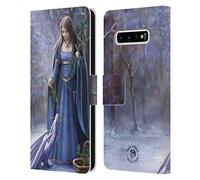 Head Case Designs Officially Licensed Anne Stokes Solstice Gathering Yule Leather Wallet Case Compatible With Samsung Galaxy S10+ / S10 Plus
