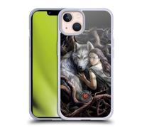 Head Case Designs Officially Licensed Anne Stokes Soul Bond Wolves 2 Gel Case [Military Grade Protection] Compatible with Apple iPhone 13 and Compatible with MagSafe