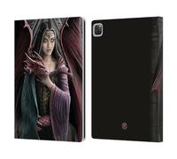 Head Case Designs Officially Licensed Anne Stokes Soul Mates Dragon Friendship Leather Wallet Case Compatible With Apple iPad Pro 13 M4 2024