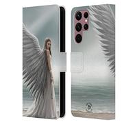 Head Case Designs Officially Licensed Anne Stokes Spirit Guide Angels Leather Wallet Case Compatible With Samsung Galaxy S22 Ultra 5G