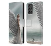 Head Case Designs Officially Licensed Anne Stokes Spirit Guide Angels Leather Wallet Case Compatible With Samsung Galaxy A13 (2022)