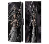 Head Case Designs Officially Licensed Anne Stokes Summon the Reaper Gothic Leather Wallet Case Compatible With Samsung Galaxy S25 FE