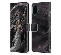 Head Case Designs Officially Licensed Anne Stokes Summon the Reaper Gothic Leather Wallet Case Compatible With Samsung Galaxy A07