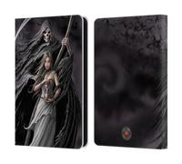 Head Case Designs Officially Licensed Anne Stokes Summon the Reaper Gothic Leather Wallet Case Compatible With Amazon Kindle 11th Gen (2024)