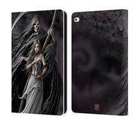 Head Case Designs Officially Licensed Anne Stokes Summon the Reaper Gothic Leather Wallet Case Compatible With Apple iPad Air 2 (2014)