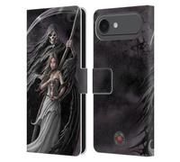 Head Case Designs Officially Licensed Anne Stokes Summon the Reaper Gothic Leather Wallet Case Compatible With Apple iPhone 17 Air