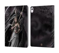 Head Case Designs Officially Licensed Anne Stokes Summon the Reaper Gothic Leather Wallet Case Compatible With Apple iPad Air 13 2024/2025