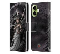 Head Case Designs Officially Licensed Anne Stokes Summon the Reaper Gothic Leather Wallet Case Compatible With Apple iPhone 17