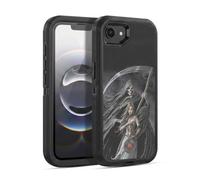 Head Case Designs Officially Licensed Anne Stokes Summon the Reaper Gothic Ultra-Armoured Shockproof Case [Military Grade Protection] Compatible With Apple iPhone 16e / iPhone 17e