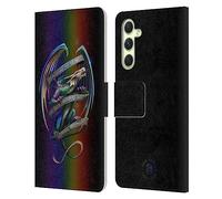 Head Case Designs Officially Licensed Anne Stokes Survive The Reality Dragon Fantasy Leather Wallet Case Compatible With Samsung Galaxy A54 5G