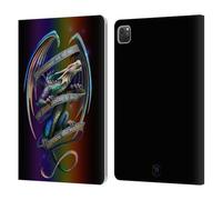 Head Case Designs Officially Licensed Anne Stokes Survive The Reality Dragon Fantasy Leather Wallet Case Compatible With Apple iPad Pro 11 2020/2021 / 2022