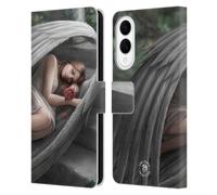 Head Case Designs Officially Licensed Anne Stokes Sweet Sorrow Angels Leather Wallet Case Compatible With Samsung Galaxy S25 Edge