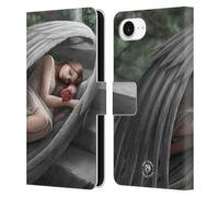 Head Case Designs Officially Licensed Anne Stokes Sweet Sorrow Angels Leather Wallet Case Compatible With Apple iPhone 16e