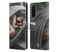 Head Case Designs Officially Licensed Anne Stokes Sweet Sorrow Angels Leather Wallet Case Compatible With Samsung Galaxy A36 5G