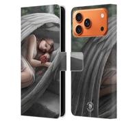 Head Case Designs Officially Licensed Anne Stokes Sweet Sorrow Angels Leather Wallet Case Compatible With Apple iPhone 17 Pro Max