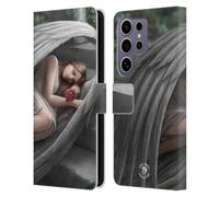 Head Case Designs Officially Licensed Anne Stokes Sweet Sorrow Angels Leather Wallet Case Compatible with Samsung Galaxy S25 Ultra
