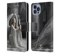 Head Case Designs Officially Licensed Anne Stokes The Blessing Angels Leather Wallet Case Compatible With Apple iPhone 14