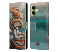 Head Case Designs Officially Licensed Anne Stokes The Hermit Guardian Dragons Leather Wallet Case Compatible With Apple iPhone 17