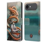 Head Case Designs Officially Licensed Anne Stokes The Hermit Guardian Dragons Leather Wallet Case Compatible With Apple iPhone 17 Air