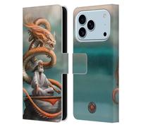 Head Case Designs Officially Licensed Anne Stokes The Hermit Guardian Dragons Leather Wallet Case Compatible With Apple iPhone 17 Pro