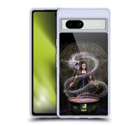 Head Case Designs Officially Licensed Anne Stokes The Summoning Dragon Fantasy Characters Gel Case [Military Grade Protection] Compatible With Google Pixel 7a