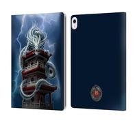 Head Case Designs Officially Licensed Anne Stokes The Tower Guardian Dragons Leather Wallet Case Compatible With Apple iPad Air 13 2024/2025