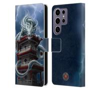 Head Case Designs Officially Licensed Anne Stokes The Tower Guardian Dragons Leather Wallet Case Compatible With Samsung Galaxy S25 Ultra