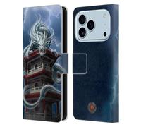 Head Case Designs Officially Licensed Anne Stokes The Tower Guardian Dragons Leather Wallet Case Compatible With Apple iPhone 17 Pro
