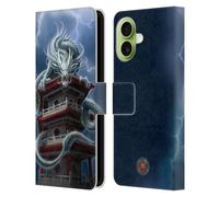 Head Case Designs Officially Licensed Anne Stokes The Tower Guardian Dragons Leather Wallet Case Compatible With Apple iPhone 17