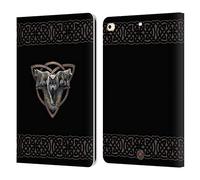 Head Case Designs Officially Licensed Anne Stokes Trio Wolves 2 Leather Wallet Case Compatible With Apple iPad 9.7 2017 / iPad 9.7 2018