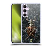 Head Case Designs Officially Licensed Anne Stokes Viking Skull Fantasy Collection Gel Case [Military Grade Protection] Compatible With Samsung Galaxy A35 5G