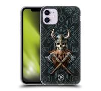 Head Case Designs Officially Licensed Anne Stokes Viking Skull Fantasy Collection Gel Case [Military Grade Protection] Compatible With Apple iPhone 11